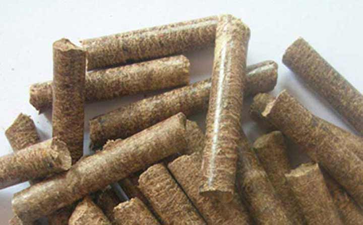 木屑顆粒機生產顆粒實拍 木屑顆粒機生產顆粒實拍